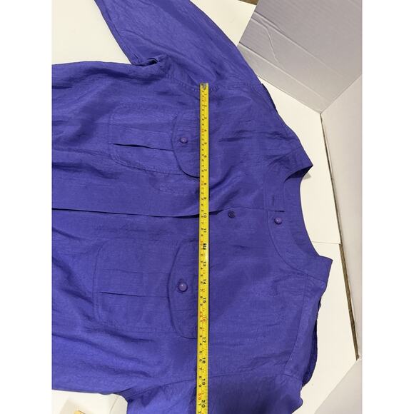 Brand New 90s Vintage Women’s Purple Joan Harper Top WITH Tags - Picture 12 of 14